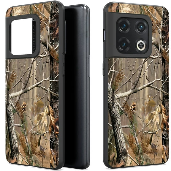 CoverON Design For OnePlus 10 Pro Phone Case, Flexible Soft Rubber Slim TPU Cover, Fall Camouflage