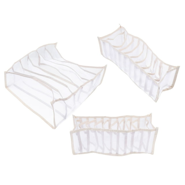 Organizador de ropa interior para calcetines, 3 unidades, caja de almacenamiento para armario