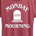 thumbnail image 3 of Instant Message - Monday Mourning - Women's Short Sleeve Graphic T-Shirt, 3 of 6