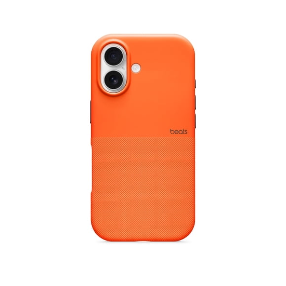 Funda Resistente Beats para iPhone 17 con MagSafe y Control de Cámara Naranja