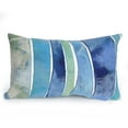 thumbnail image 2 of Liora Manne Visions III Waves Indoor Outdoor Decorative Pillow Ocean, 2 of 2