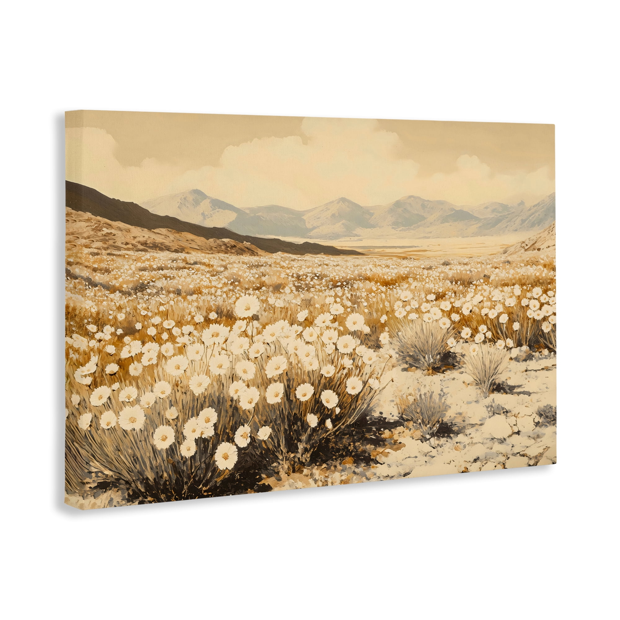 Stupell Industries Desert Wildflowers in Golden Valley Canvas Wall Art, design by Franklyn Gregory