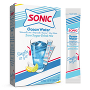 Sonic Zero Sugar Singles-to-Go Powdered Drink Mix, Ocean Water, 6 Count Packets