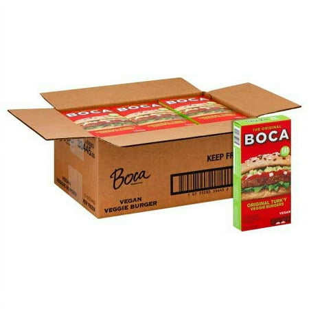 Boca Original Vegan Veggie Burgers 10 ounce — 12 per case Boca Original Vegan Veggie Burgers 10 ounce — 12 per case