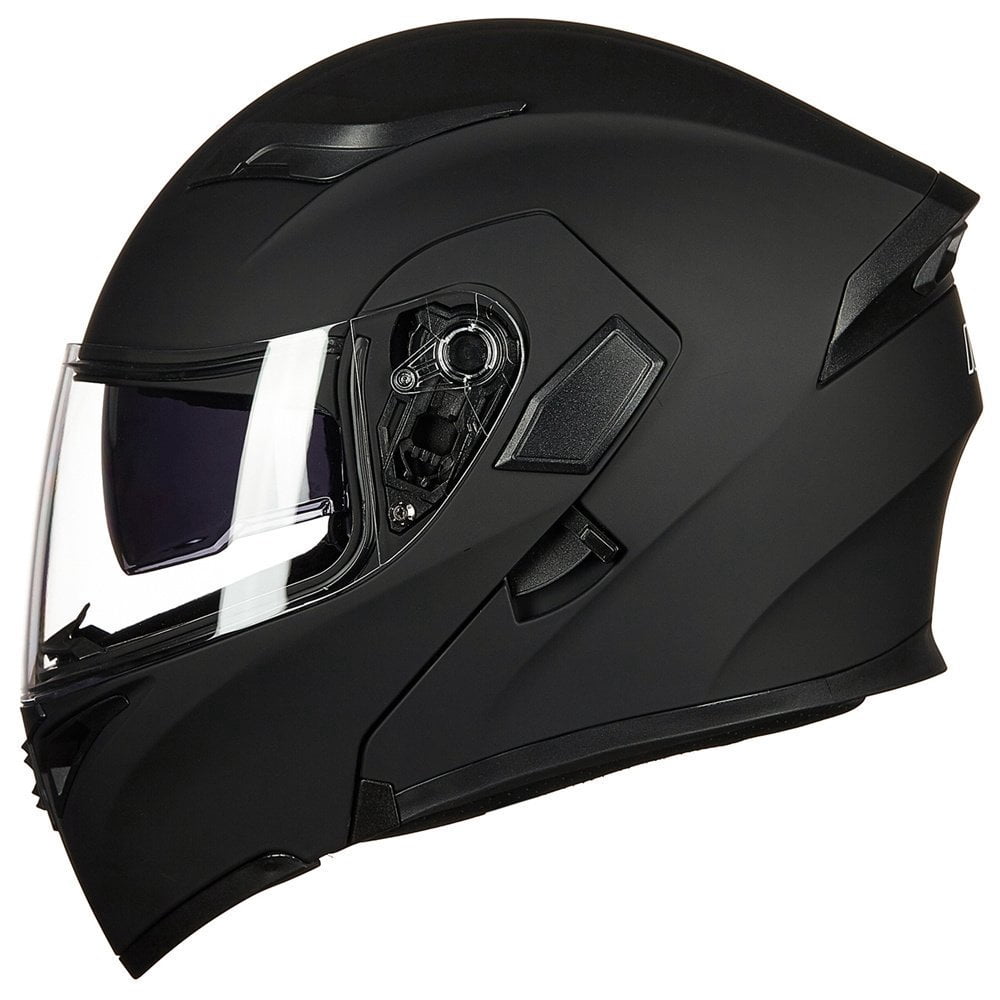 ILM Motorcycle Dual Visor Flip up Modular Full Face Helmet DOT Model 902/902L