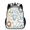 Black, variant on Winter Deer Backpack, Lightweight Casual Daypack with Chest Strap & Water Bottle Pockets, Watercolor Deer Family Sports Travel Bag for Work
