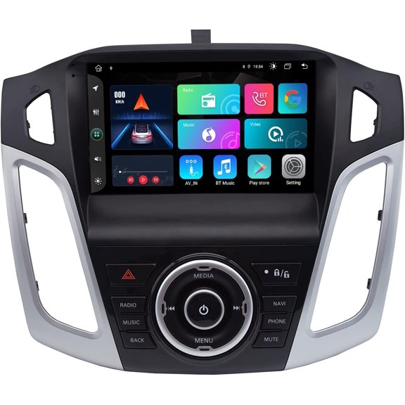 THONZER Car Radio Stereo for Ford Focus 2012 2013 2014 2015 2016 2017 Android 13 Carplay & Android Auto 9 Inch IPS HD Touch Screen GPS with Bluetooth5.0 WiFi DSP SWC FM  2 32GB