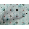 thumbnail image 4 of oneOone Cotton Cambric Light Grayish Green Fabric Floral & Texture Sewing Material Print Fabric By The Yard 42 Inch Wide, 4 of 4