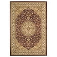 thumbnail image 5 of SAFAVIEH Lyndhurst Katrina Floral Border Area Rug, Red/Ivory, 6' x 6' Square, 5 of 11