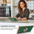 thumbnail image 2 of for Samsung Galaxy Note 10 Plus Case with Ring Holder Kickstand 360 Degree Rotation  Car Finger Soft TPU Slim Cover Protective Phone Case for Samsung Note 10 Plus 5G/4G, Dark Green, 2 of 16