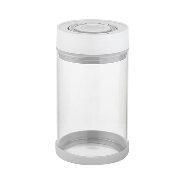 Tarro de Vidrio Inteligente Al Vacío para Almacenar Alimentos: Recipiente Reutilizable y Multiusos para Granos de Café y Frutas, Gran Capacidad