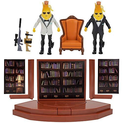 El agente del agente de Fortnite Peely, incluye 2 (4 pulgadas) figuras de Peely del agente articulado, PL Fortnite Fortnite