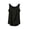 Black, variant on Women's Sleeveless Tank Tops Casual Loose Fit Summer Modal High Low Hem Solid Color Basic Tops