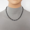 thumbnail image 3 of Handmade Unisex Grey Hematite and Black Glass Beaded Necklace – 24 inch, 3 of 5