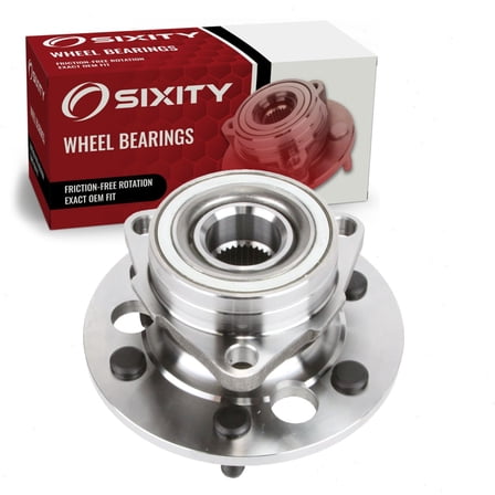 Sixity Auto 515001 Front Wheel Bearing Hub Assembly compatible with Chevy Blazer 1992-1994, K1500 K2500 Suburban 1988-1994, for GMC Yukon 1988-1994 - 6 Lug