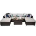 thumbnail image 1 of Premier 7 Piece Outdoor Wicker Patio Furniture Set 07b, 1 of 7