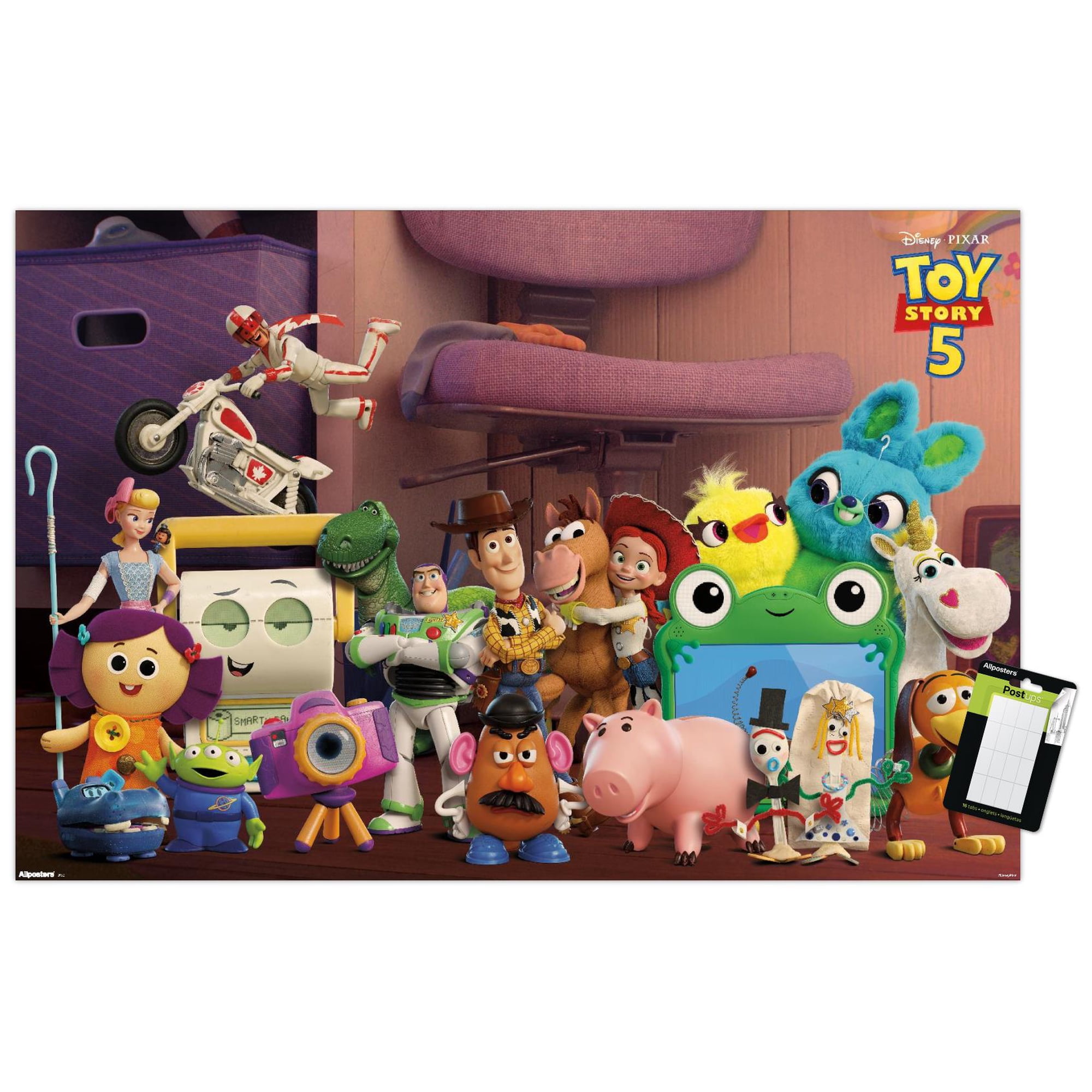 Disney Toy Story 5 (2026) - Group Key Art Wall Poster, 14.725" x 22.375"