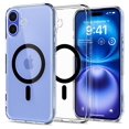 thumbnail image 1 of Funda Spigen Ultra Hybrid MagFit Clear Black para iPhone 16, 1 of 9