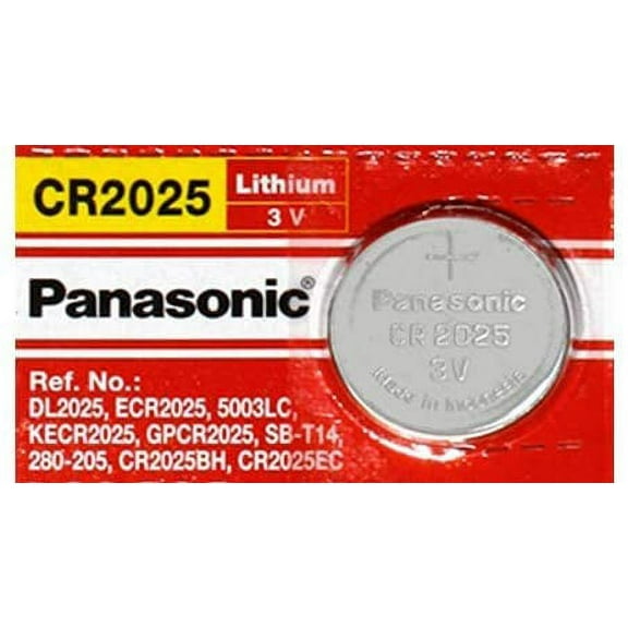 Panasonic CR2025 3 Volt Lithium Coin Cell Battery (1 Pc)