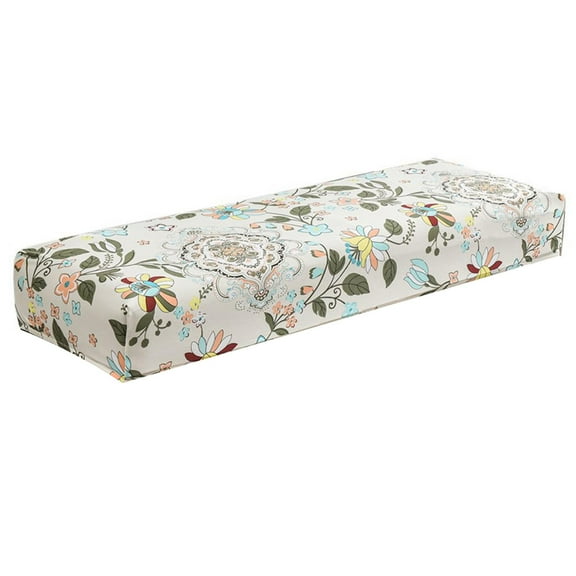 Cover Non Slip Wrinkle Resistant Washable Furniture Protector Stretchable Thickened Seat Cushion Cover for Dining Room - D D