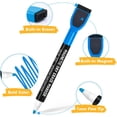 thumbnail image 2 of shiyou-Magnetic Dry Erase Markers Fine Tip, Whiteboard Markers with Eraser, 24 Count Colorful Fine Point for Kids, Low Odor Thin Dry Erase Markers for Calendar Boards, 2 of 4