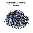 thumbnail image 3 of 400 Pcs Strass Hotfix Cristales de Vidrio con Bolsa Transparente Kit de Arte de Uñas para Manualidades Ropa Decoración DIY 5 Tamaños (Conjunto SS6-SS20, Azul Profundo), 3 of 6