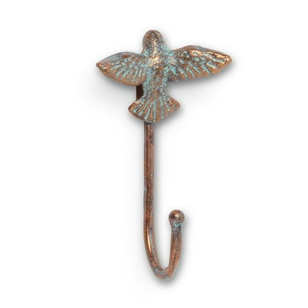 

6 in. Hummingbird Wall Hook Verdigris