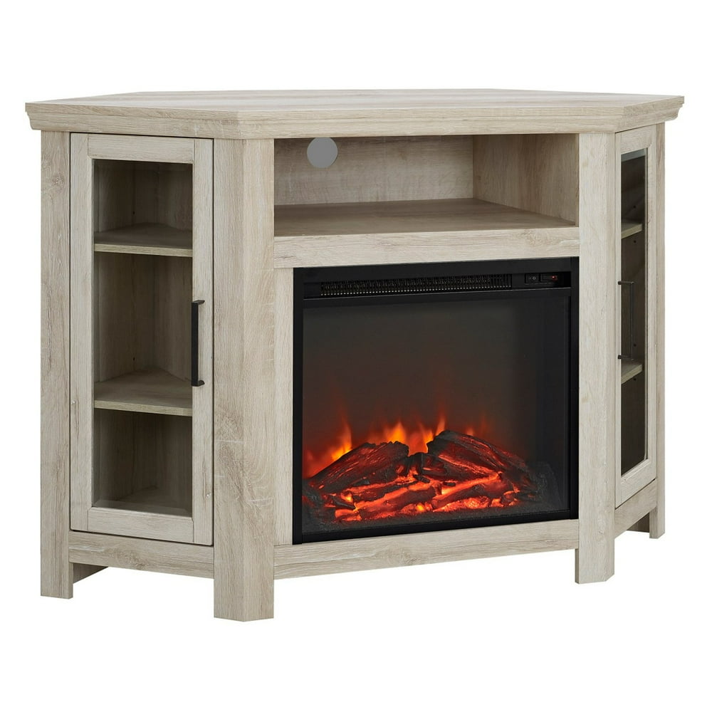Walker Edison 48in. Corner Fireplace Media TV Stand