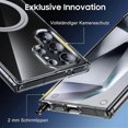 thumbnail image 5 of For Samsung Galaxy S22 Ultra 5G Phone Case Compatible with MagSafe TPU PC Clear Back Cover, 5 of 5