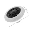 thumbnail image 2 of WEUVEB 2pcs Dual Wheels Caster Plastic Multifunctional for Elderly Push Cart, 2 of 5