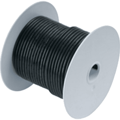 - Ancor #111010 Wire, 100' #8 Tinned Copper, Black