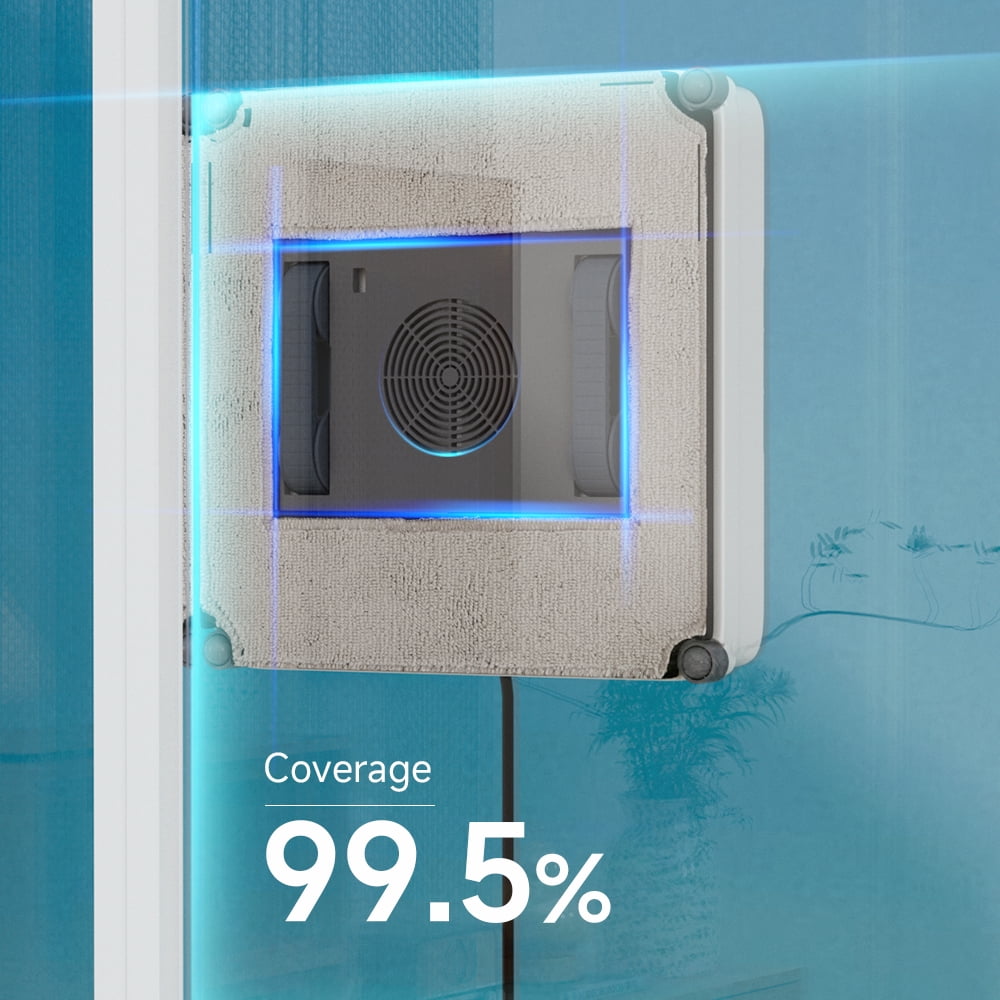 Window Cleaning Robot with Smart Path Planning & Mini Vacuum Function