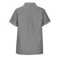 thumbnail image 6 of Shirts for Women Summer Spring Tops Short Sleeve Oversized Tshirts Fashion Basic Casual Tee Clothes 2025 Trendy, 6 of 7