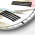 thumbnail image 3 of Designart 'Beautiful Bird Romance I Traditional Wall Clock, 3 of 4