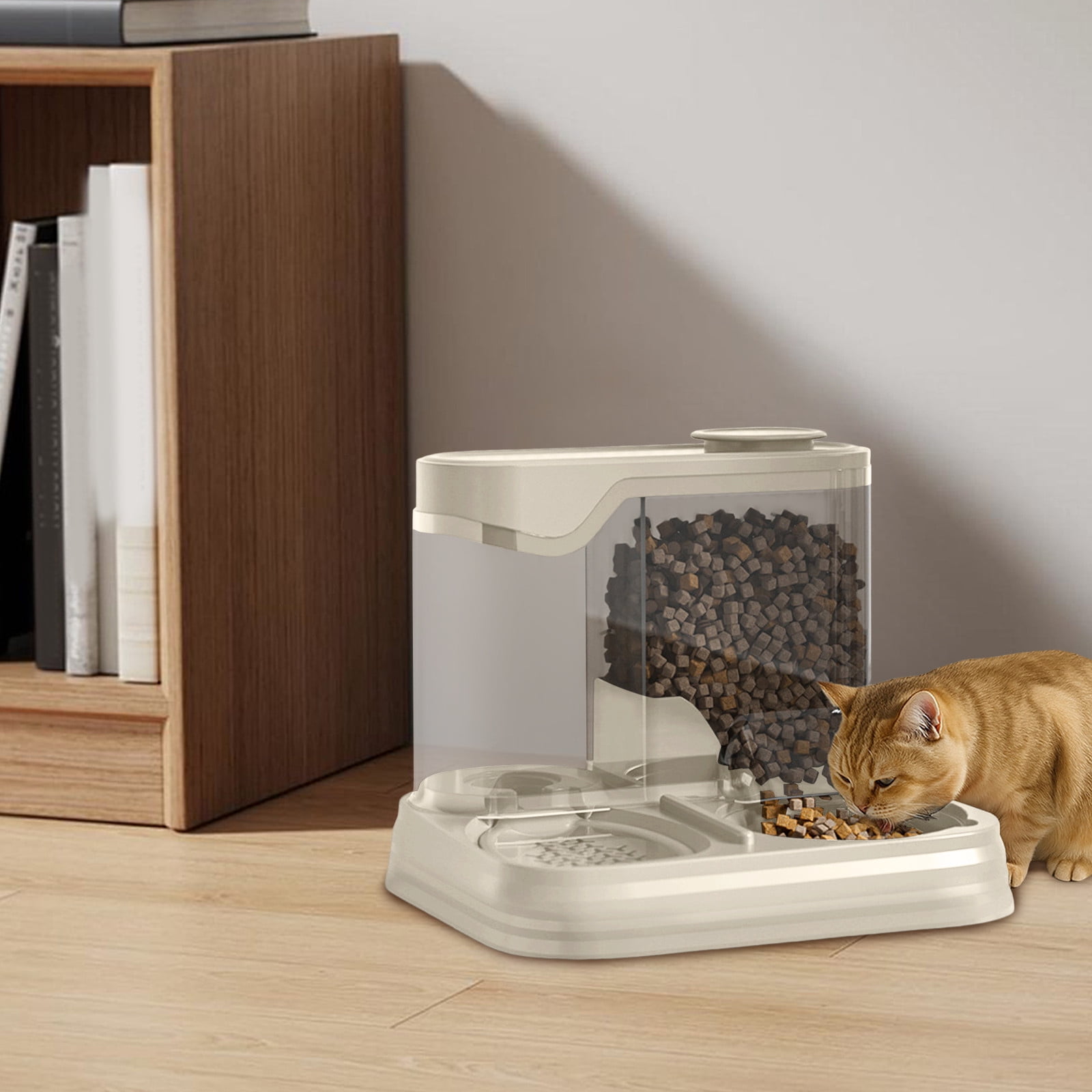 Gravity Pet Feeder and Water Dispenser Set,Automatic Cat Feeder Dog Water Bowl 2-in-1,Self-Filling Large Capacity Food Dispenser for Small Medium Pets,Cats,Dogs Ideal for Busy Pet Owners
