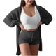 thumbnail image 1 of Conjuntos de ropa interior de 3 piezas para mujer, conjunto de 3 piezas de mangas largas lisas informales suaves de felpa Wmkox8yi  bvn2340, 1 of 6