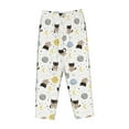 thumbnail image 4 of Goofa Cute Cat Printed Soft Pajama Pants for Women, Wide Leg Comfy Casual Lounge Yoga Pants-Medium, 4 of 9