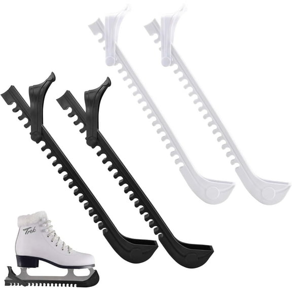 thovorrnl 4pcs 2 Pairs Ice Skate Guards with Adjustable Buckle, Easy to Put on/off, for Adult Youth