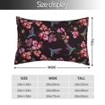 thumbnail image 2 of KLL Humming Bird And Tropical Pillow Covers Envelope Closure,Super Soft and Cozy Fuzzy Fleece Pillow Case Cover 14"x20", 2 of 5