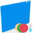 thumbnail image 1 of Tapis de Stylos d'Impression 3D, Modèle de Silicone de Tampon de Stylo 3D avec Bonus 3 Modèles Tapis 2 Protecteurs de Doigts - Outils pour Stylo 3doodler / Mynt3d, 1 of 7
