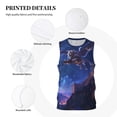 thumbnail image 3 of Sikiie Starry Sky Wall Flying Tiger Basketball Jersey Reversible Men's Mesh Athletic Sports Shirts Training Practice S-4XLX-Large, 3 of 6