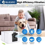 Bluearks 14Pcs Dust Bags Compatible with Dreame X30 Ultra / X40 Ultra /X50 Ultra/L10s Ultra Gen 2/L10s Pro Ultra / L10s Pro Ultra Robot Vacuum,3.2L Capacity Activated Carbon