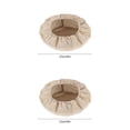 thumbnail image 1 of Injueey - Cesta de fermentación de pan para el hogar, a prueba de panadería, cesta trenzada clasificada, tela de lino y algodón 9 pulgadas 2Conjunto, 1 of 6