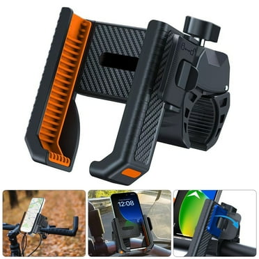 EEEkit Bike & Motorcycle Handlebar Mount, 360° Rotatable Phone Holder with Anti-Slip Grip, Fits 4.5"-7" Devices