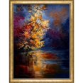 thumbnail image 1 of River with Verona Gold Braid Frame 30"X40", 1 of 3