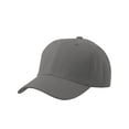 thumbnail image 4 of Men's Plain Baseball Cap Adjustable Curved Visor Hat-3P Black Charcoal Light Grey, 4 of 9