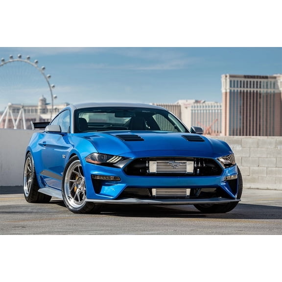 Bojix Design Ford Mustang GT Sports Car Vehicle Wall Art Home - 12x18 Inch Laminated Poster - Stunning Detail and Bold Colors