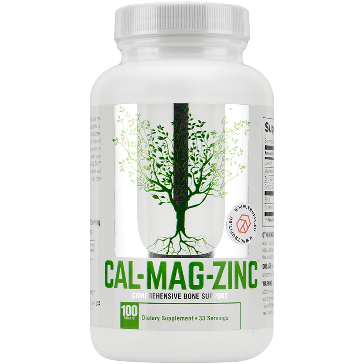 Universal Nutrition Cal-Mag-Zinc Dietary Supplement - 100 Tablets