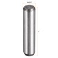 thumbnail image 2 of Uxcell 1/4-Inch x 1-Inch Heat Treated Alloy Steel Bright Finish Dowel Pins 5 Pack, 2 of 4