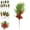 A, variant on Red Berry Stems Pine Branches Evergreen Berries Décor Artificial Pine Cones Branch for Christmas Craft Wreath Pick & Winter Holiday Floral Picks Holly Stem for Decoration DIY Xmas Crafts